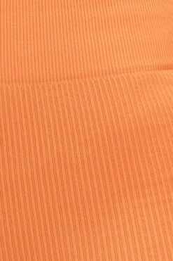 Orange Seamless Activewear Singlet Top -Modern Fashion Shop aw top orange seamless activewear singlet top 32964740481217