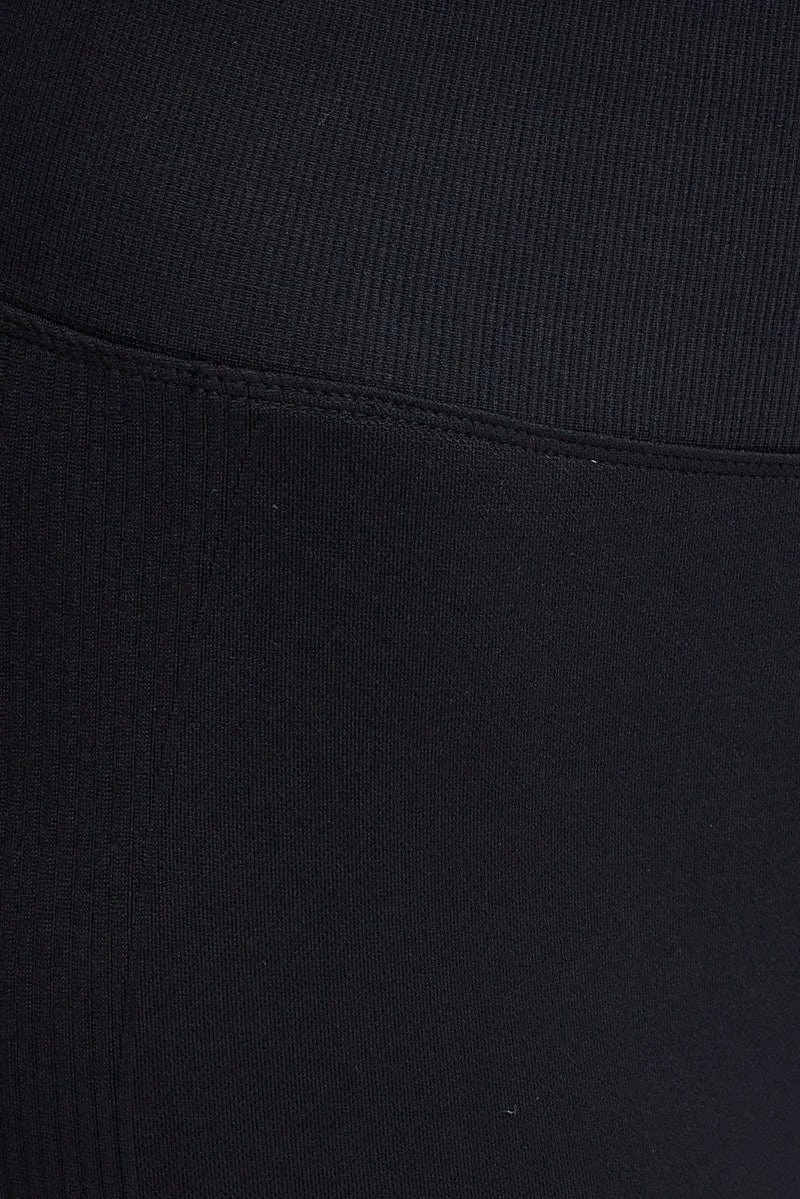 Black Seamless Top And Legging Activewear Set 8 Black Seamless Top And Legging Activewear Set - Image 6