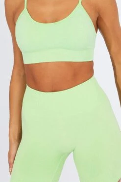 Green Seamless Top And Shorts Activewear Set -Modern Fashion Shop aw0046 39b green 6