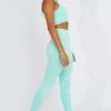 Green Seamless Top And Leggings Activewear Set -Modern Fashion Shop aw0049 39b mint 1