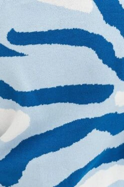 Abstract Print Knit Cardigan Long Sleeve V-Neck -Modern Fashion Shop basic cardigan abstract p knit cardigan long sleeve v neck 32967227900097