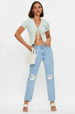 Green Short Sleeve Tie Up Cardigan -Modern Fashion Shop basic cardigan green short sleeve tie up cardigan 32965158469825