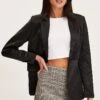 Black Workwear Jacket Long Sleeve