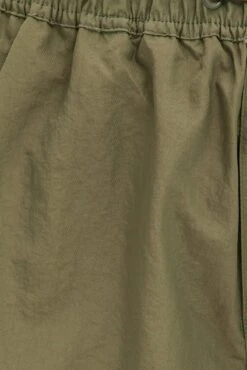 Green Parachute Cargo Pants Mid Rise -Modern Fashion Shop bt2747 38p khaki 6
