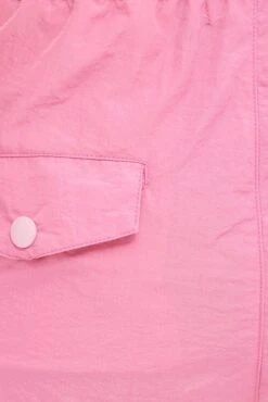 Pink Parachute Cargo Pants Mid Rise -Modern Fashion Shop bt2747 38pb pink 6