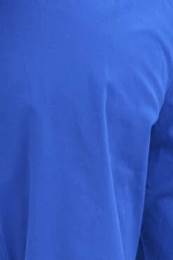 Blue Parachute Cargo Pants Low Rise -Modern Fashion Shop bt2776 35p cobalt 7