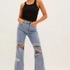 Blue Boyfriend Denim Jeans