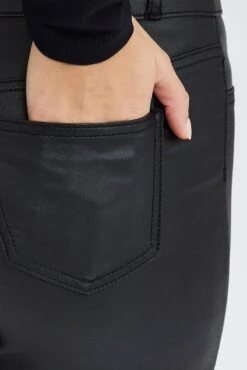 Black Skinny Jean High Rise Wet Look -Modern Fashion Shop dl1288 20rb black 6