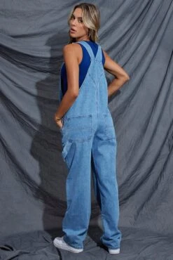 Blue Carpenter Overall Jeans 12 Blue Carpenter Overall Jeans -Modern Fashion Shop dl1457 84rb denim 5