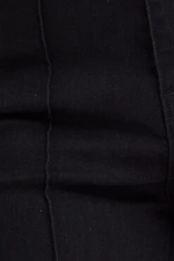 Black Flare Jeans Mid Rise Pintuck -Modern Fashion Shop dl1479 84rb wash black 6