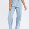 Denim Baggy Jeans Mid Rise