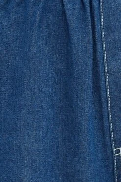 Denim Parachute Denim Jean Elastic Waist -Modern Fashion Shop dl1529 34rb dark wash 6