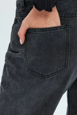 Black Straight Denim Jeans Low Rise -Modern Fashion Shop dl1871a 20jb wash black 6