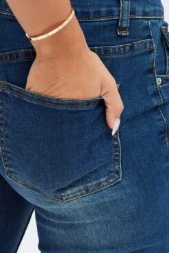 Denim Flare Denim Jeans Low Rise -Modern Fashion Shop dl1953b 20j dark wash 6