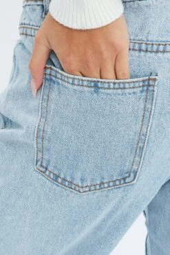 Denim Baggy Jeans Low Rise -Modern Fashion Shop dl2182 20j light wash 6