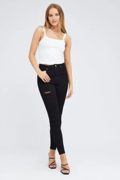 Black Skinny Jeans -Modern Fashion Shop dl8255e 33rb black 3