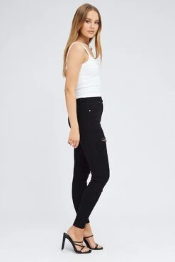 Black Skinny Jeans -Modern Fashion Shop dl8255e 33rb black 4