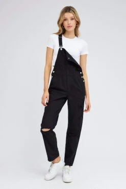 Black Overall Jeans -Modern Fashion Shop dl8668e 33rb black 3