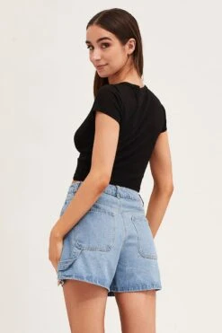 Black Short Sleeve Button Down Cardigan -Modern Fashion Shop fitted cardigan black short sleeve button down cardigan 32981001699521