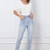 Blue Skinny Jeans High Rise Denim -Modern Fashion Shop hw ankle skinny jean blue skinny jeans high rise denim 32967146799297