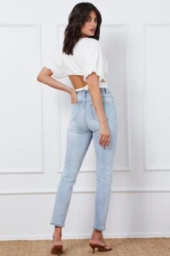 Blue Skinny Jeans High Rise Denim -Modern Fashion Shop hw ankle skinny jean blue skinny jeans high rise denim 32967146930369