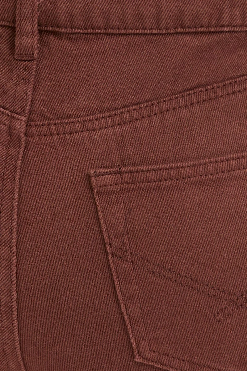 Brown Flare Denim Jeans High Rise 7 Brown Flare Denim Jeans High Rise - Image 6