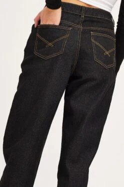 Black Mom Jeans High Rise -Modern Fashion Shop hw straight leg jean black mom jeans high rise 32965623709889