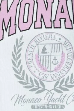 White Graphic Sweatshirt Long Sleeve Crew Neck -Modern Fashion Shop jc2203 84j white 6