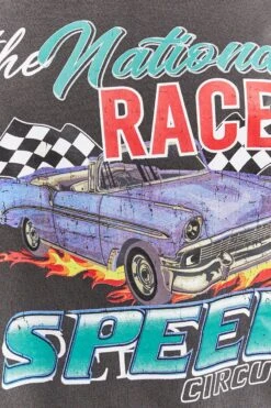 Grey Sweater Long Sleeve Round Neck Printed -Modern Fashion Shop jc8097 84w charcoal 6