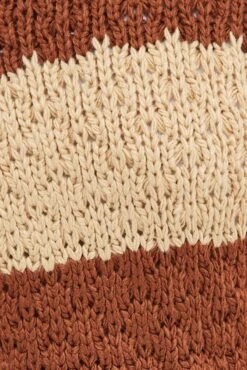 Beige Stripe Oversized Crop Cardigan -Modern Fashion Shop kn1595 41jb stripe 6