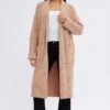 Beige Longline Cardigan -Modern Fashion Shop kn1717 45jb beige 1