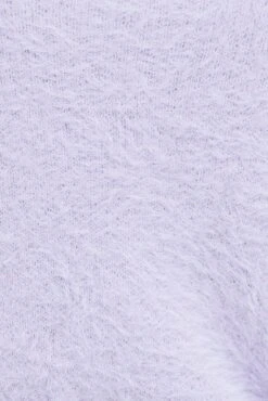 Purple Fluffy Cardigan -Modern Fashion Shop kn2018 41j lilac 6