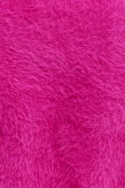 Pink Fluffy Cardigan -Modern Fashion Shop kn2018 41jb hot pink 6