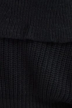 Black Zip Up Crop Cardigan -Modern Fashion Shop kn2122 41jb black 6