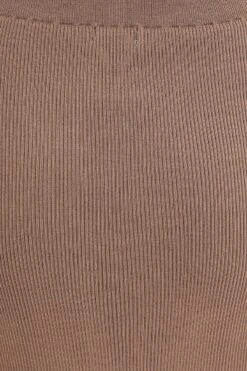 Brown Knit Skirt Midi High Rise -Modern Fashion Shop knit skirt brown knit skirt midi high rise 32966689095873