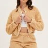 Beige Loungewear Teddy Jacket -Modern Fashion Shop lg jacket nude loungewear teddy jacket 32966499631297