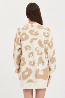 Print Knit Cardigan -Modern Fashion Shop lgline cardigan print knit cardigan 32967225409729