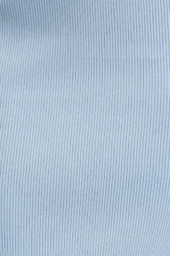 Blue Knit Skirt Midi Side Split -Modern Fashion Shop midi bodycon blue knit skirt midi side split 32966693978305