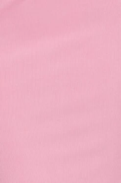 Pink Midi Skirt Rig Detailed Ribbed Jersey -Modern Fashion Shop midi bodycon pink midi skirt rig detailed ribbed jersey 32966700302529