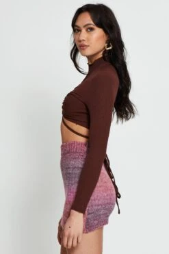 Pink Knit Skirt Mini -Modern Fashion Shop midi mw bodycon pink knit skirt mini 32966798704833