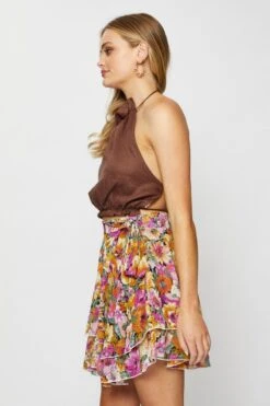 Print Skater Skirt -Modern Fashion Shop midi skater print skater skirt 32966728220865