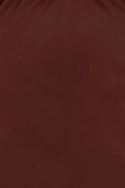 Brown Slip Skirt Midi Front Split Satin -Modern Fashion Shop midi skirt brown slip skirt midi front split satin 33102356021441