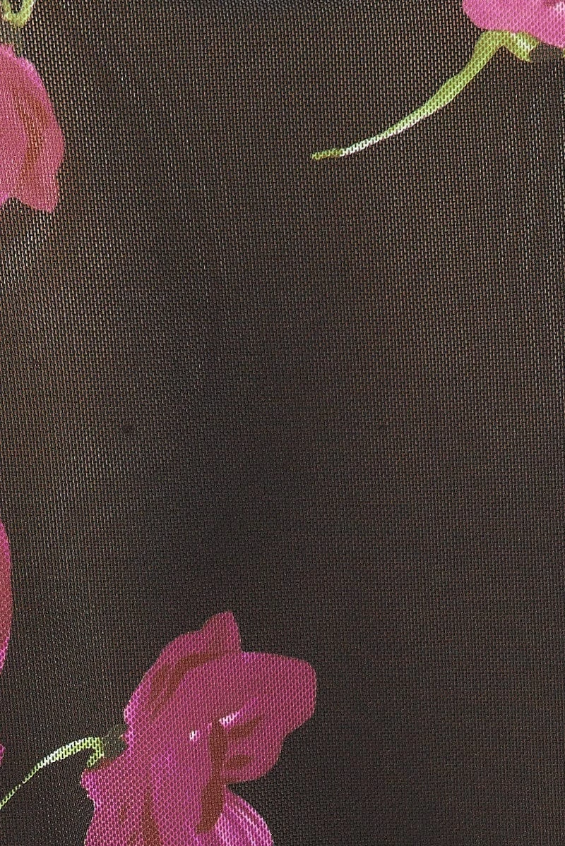 Black Floral Cardigan Long Sleeve 8 Black Floral Cardigan Long Sleeve - Image 6