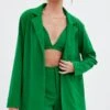 Green Oversized Blazer