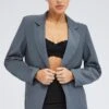 Grey Blazer Long Sleeve