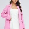 Pink Blazer Long Sleeve
