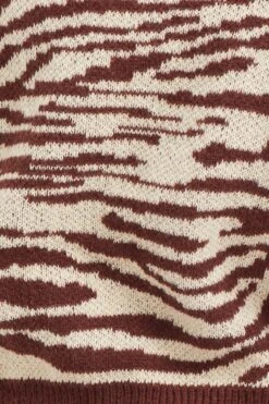 Print Knit Cardigan Long Sleeve Crop -Modern Fashion Shop oversize cardigan print knit cardigan long sleeve crop 32967228981441