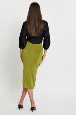 Green Midi Skirt Bodycon -Modern Fashion Shop short mw bodycon green midi skirt bodycon 32966679462081