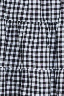 Check Midi Skirt High Rise Tiered -Modern Fashion Shop short mw wrap check midi skirt high rise tiered 32966683721921