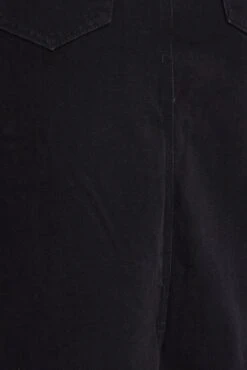 Black Denim Skirt Cargo Midi -Modern Fashion Shop sm2007a 33j black 6